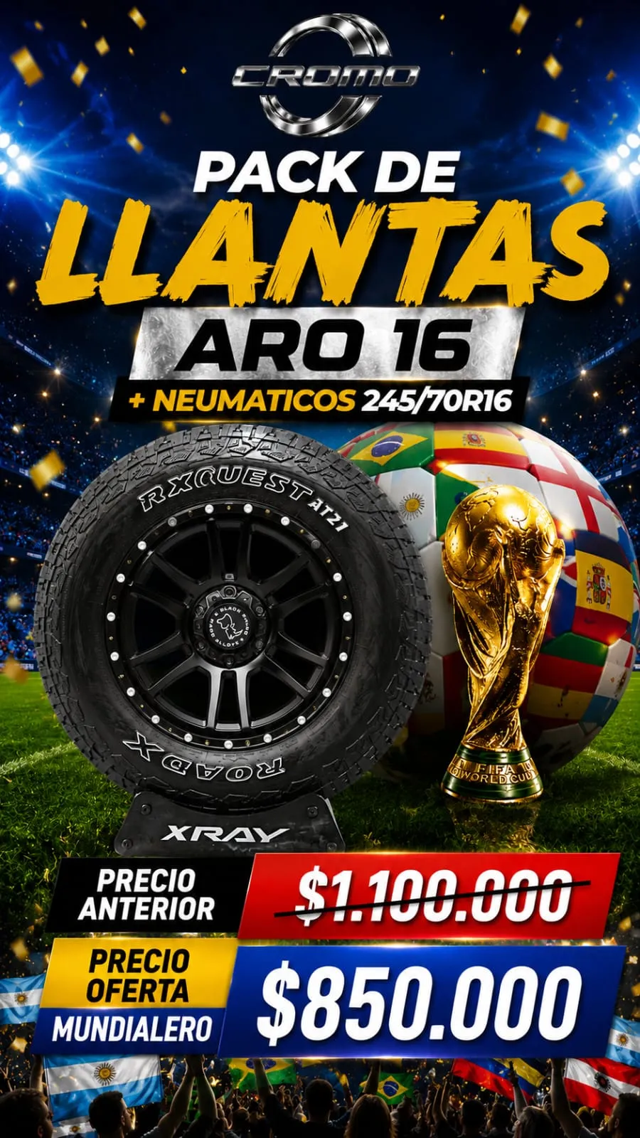 Llantas de Alto Rendimiento Offroad